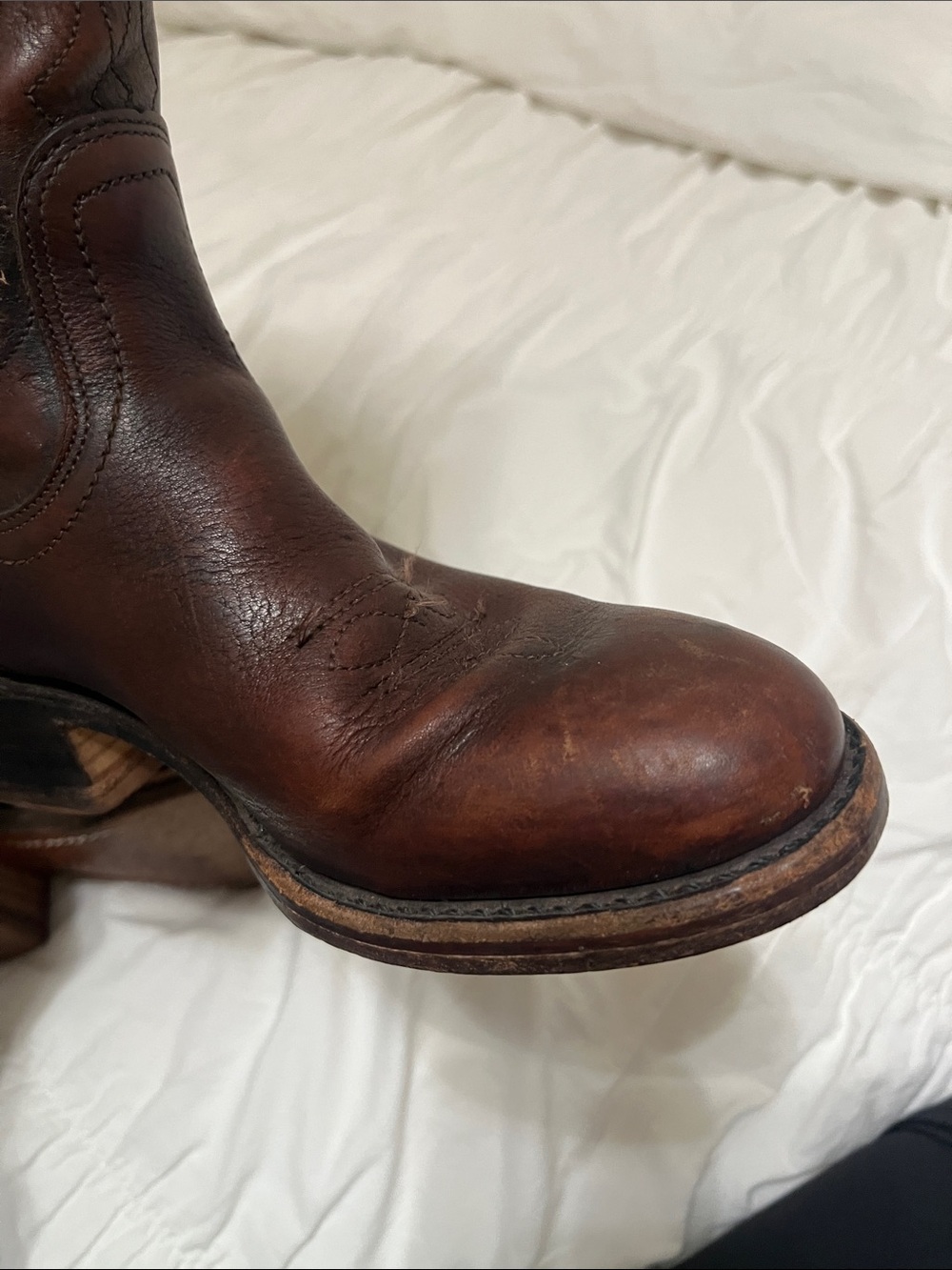 VINTAGE FRYE AUSTIN BOOT SIZE 8.5 - Picture 12 of 15